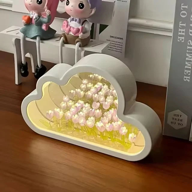 Tulip Flower Field Lamp
