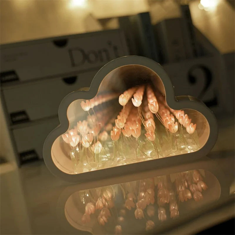 Tulip Flower Field Lamp