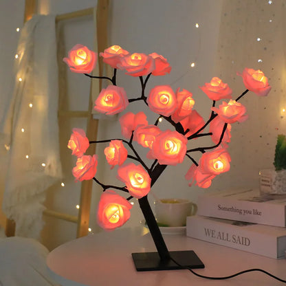 24 LED Rose Tree Lights