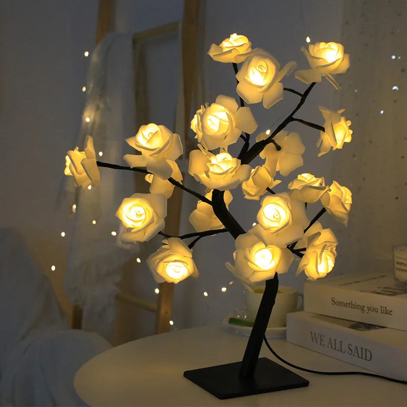 24 LED Rose Tree Lights