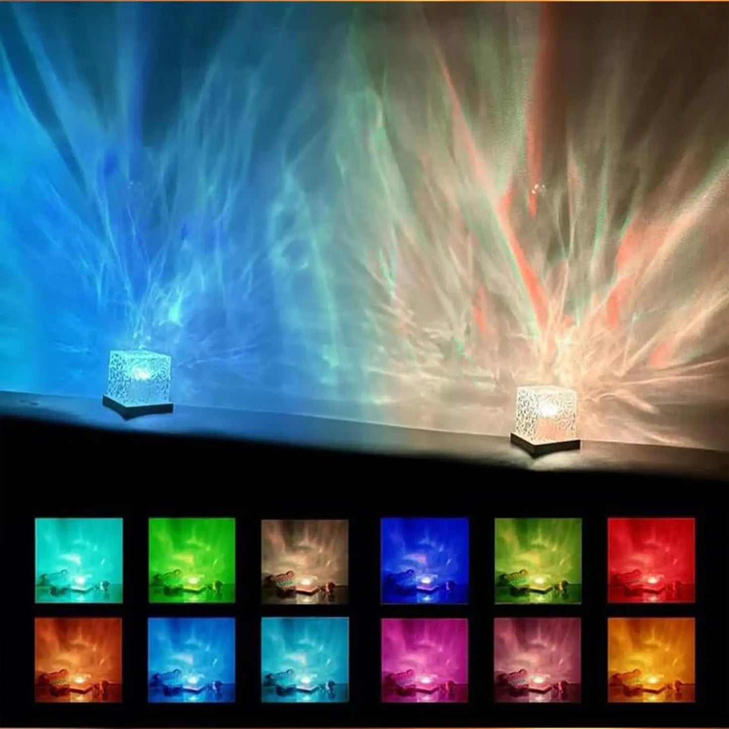 16 Color Ocean Wave Projection Light