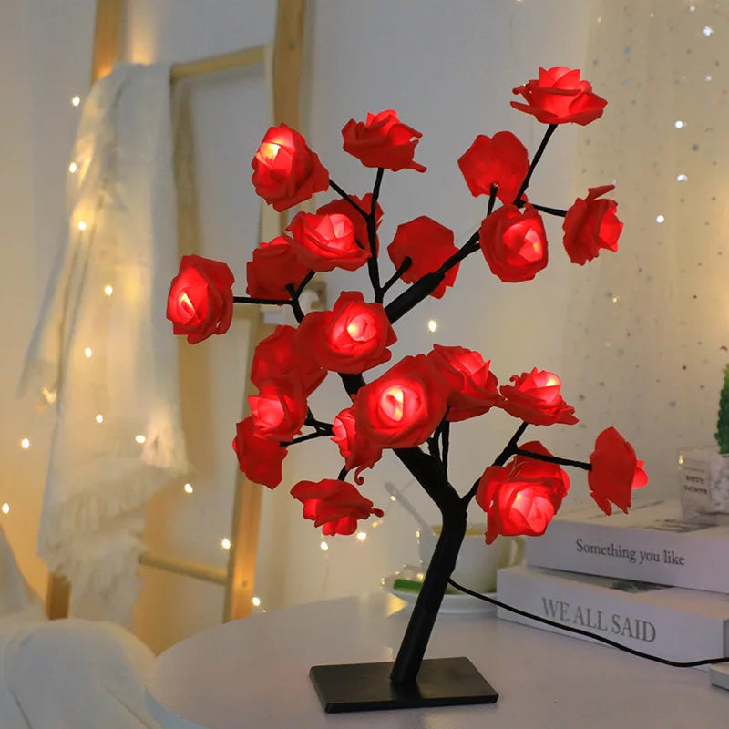 24 LED Rose Tree Lights